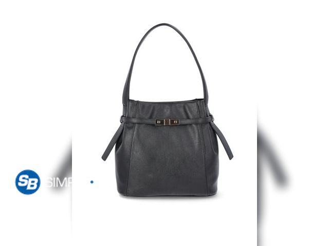 Lot 58-58113 - New Time and Tru Women's Dalton Shoulder Bag, Black