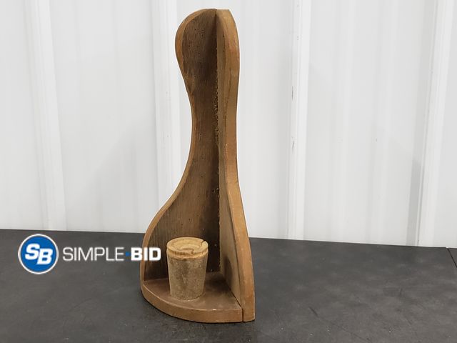 Lot 58-56613 - Wooden wall Hanging Candle Holder