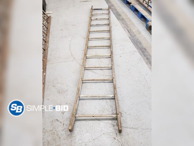 Lot 58-40068 - Wooden 12ft Ladder