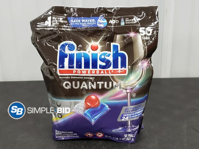 Lot 58-71811 - FINISH! Powerball Quantum Dishwasher tabs - unopened