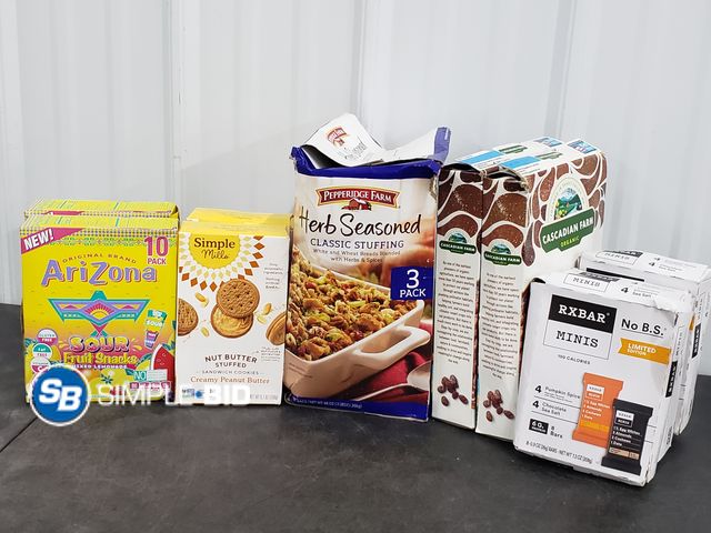Lot 58-80942 - FOOD LOT! Lot of Various Foods - unopened - expired