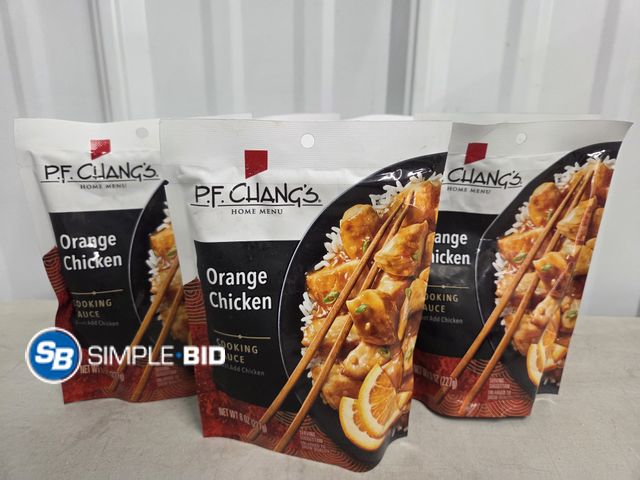 Lot 58-54040 - Lot of (6) P.F. Chang's Home Menu ORANGE CHICKEN Cooking Sauce and Marinade, 8 fl oz. - unopened - e...