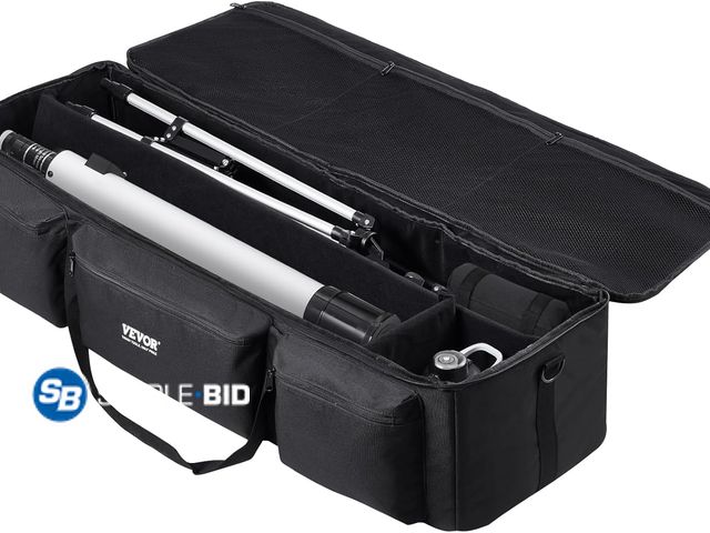 Lot 58-35348 - New VEVOR X-Large Telescope Carrying Duffel Bag, Approx 41" , Black