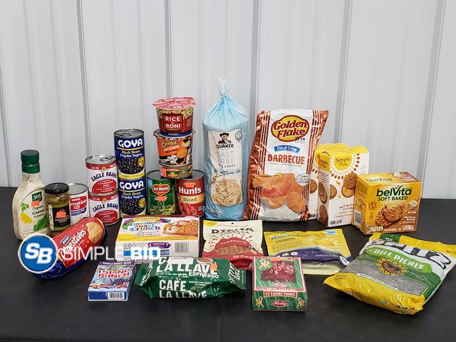 Lot 58-67870 - FOOD LOT! Lot of Various Foods - unopened - expired
