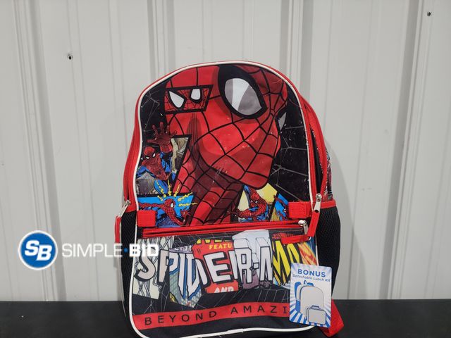 Lot 58-27126 - New Marvel Boys Spiderman 17" Laptop Backpack