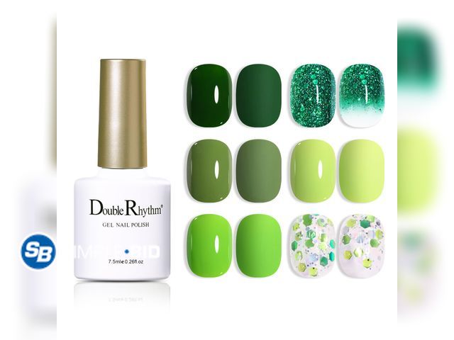 Lot 58-50514 - Double Rhythm  Gel Nail Polish Set of 6 Colors Baby Light Pastel Milky Nail Polish Starter Kit Art D...