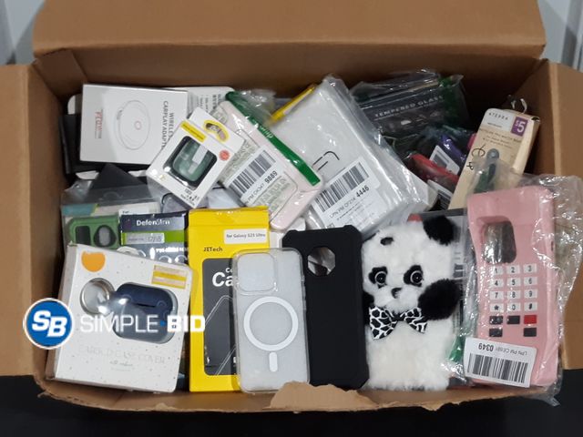 Lot 58-26414 - Large Lot of Various Phone Cases,  Watch Band replacements and Other Items