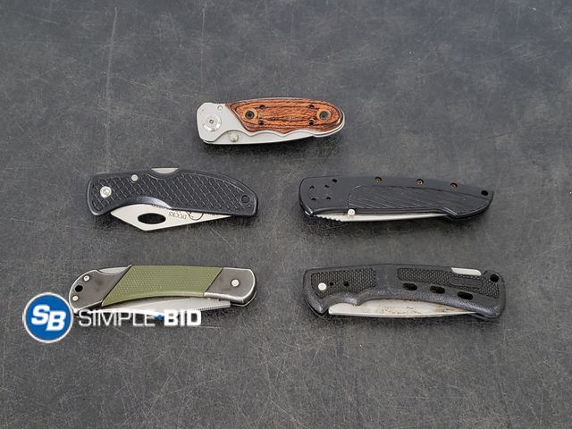 Lot 58-83459 - Lot of (5) Various Pocket Knives