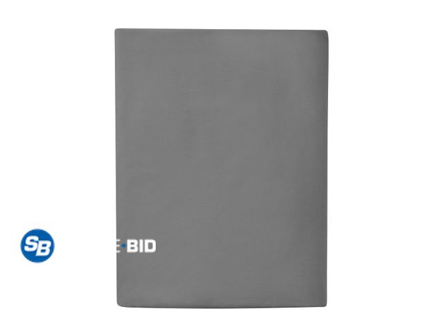 Lot 58-26747 - New Mainstays Easy Care 300 Thread Count Solid Soothing Gray CVC Cotton Blend Fitted Sheet, Twin / T...