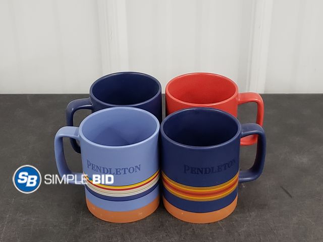 Lot 58-50245 - Lot of (4) Pendleton Coffee Mugs