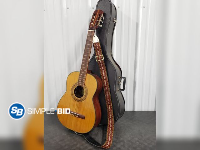 Lot 58-36566 - Acoustic Guitar Espana Guitars - Made in Finland Acoustic Guitar With Strap and Carry Case - 2 Strin...