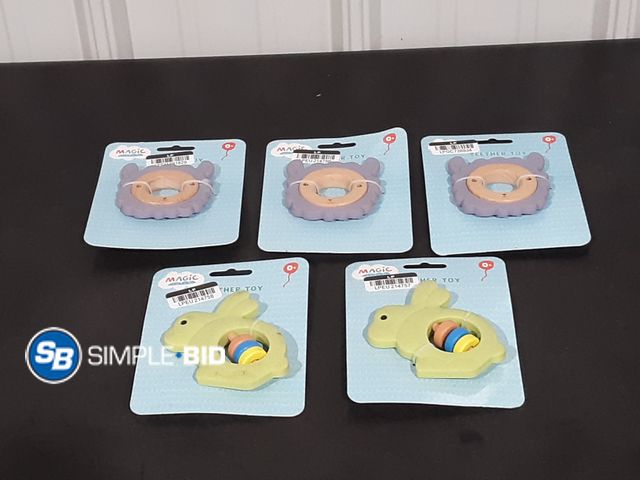 Lot 58-28634 - Lot of (5) New Magic years teether toys