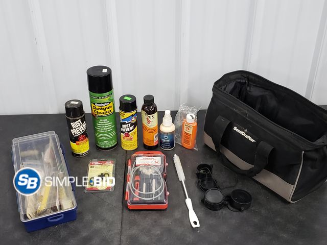 Lot 58-54575 - Lot of Various Gun Cleaning Items
