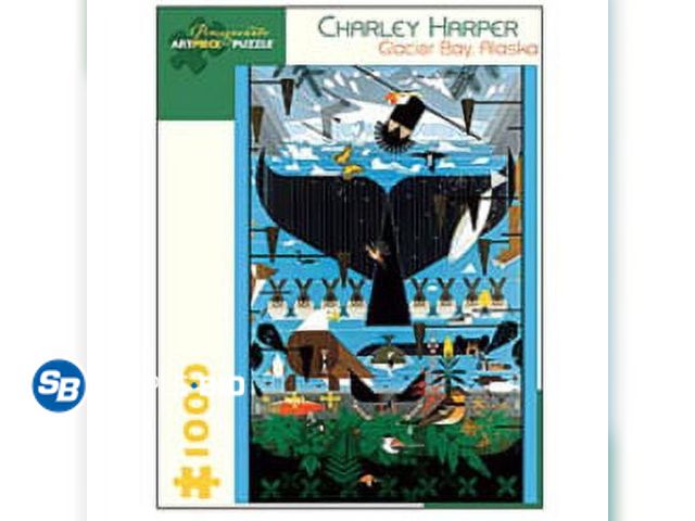 Lot 58-51440 - New Charley Harper Glacier Bay, Alaska Puzzle