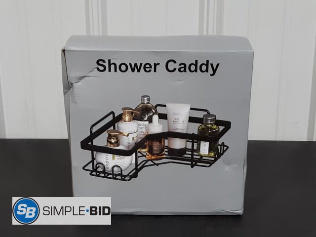 Lot 58-20742 - New huggiegems SHOWER CADDY Storage orgnization shelf