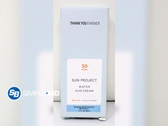 Lot 58-68638 - New Thank You Farmer Sun Project 50+ Water Sun Cream - 1.75 oz