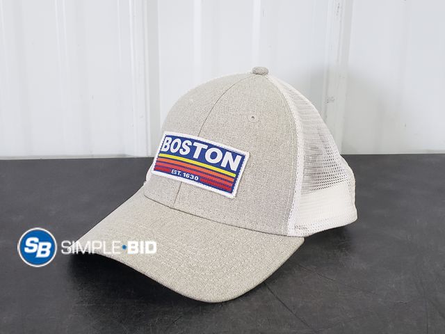 Lot 58-84546 - Adult Mesh Back BOSTON Hat - used but in good condition