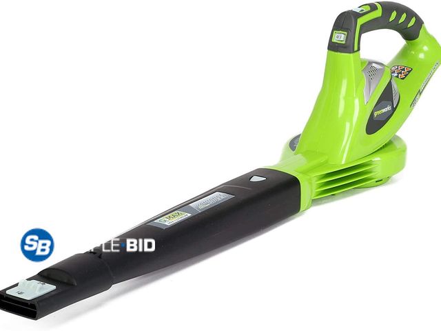 Lot 58-37422 - New Greenworks 40V 135 CFM Cordless Leaf Blower/Sweeper, Battery Not Included 24282