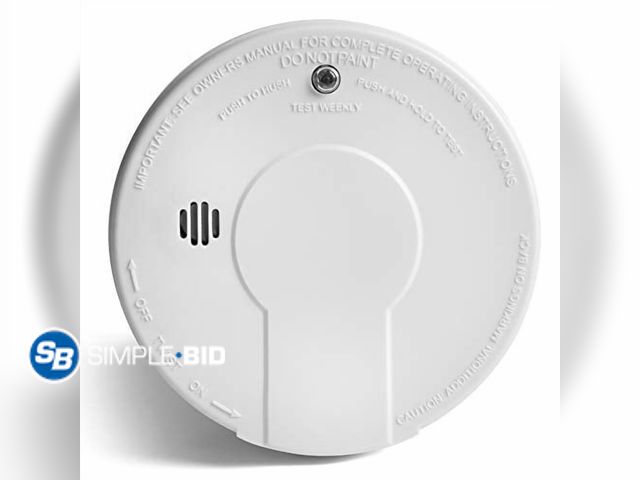 Lot 58-83390 - Kidde i9050 Battery Operated Smoke Alarm, White - unopened