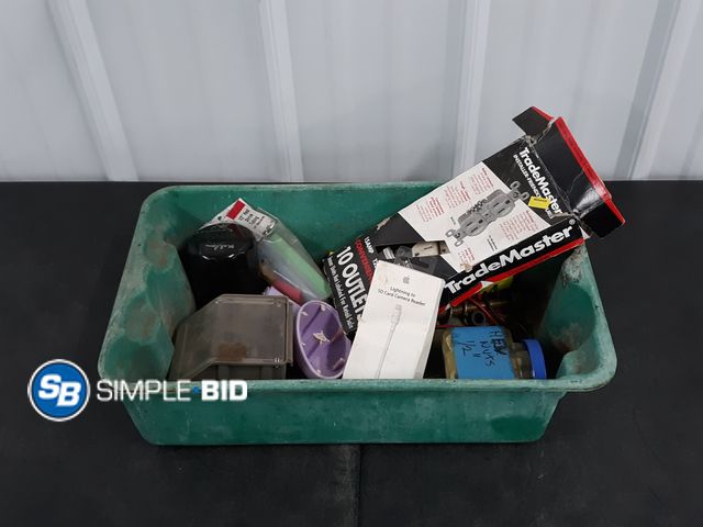 Lot 58-33697 - Tote of Misc Tools, Hardware and More