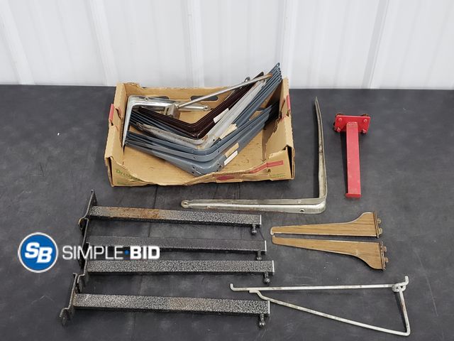 Lot 58-75110 - Box full of Various Shelf Brackets