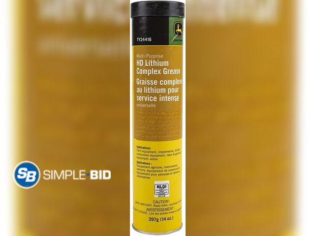 Lot 58-53423 - New John Deere Multi-Purpose HD Lithim Complex Grease 1 Tube