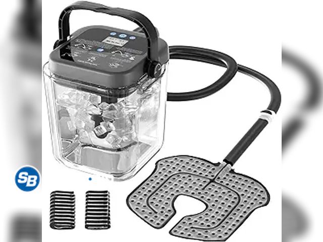 Lot 58-29384 - New Ice Machine for Knee After Surgery, Cold Therapy Machine with Rechargeable Battery, Wireless Cry...