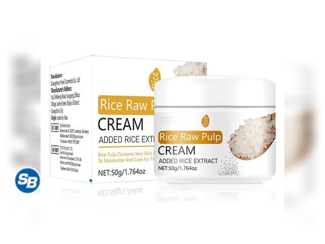Lot 58-78345 - New Rice Cream for Face, Rice Raw Pulp Essence Face Cream Anti Aging Face Moisturizer Face Cream Dai...