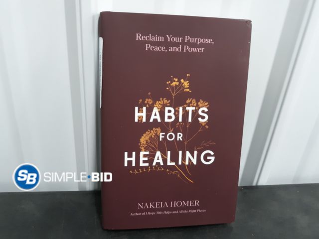 Lot 58-36908 - New Habits for Healing HardCover Book - Reclaim Your purpose, Peace and power