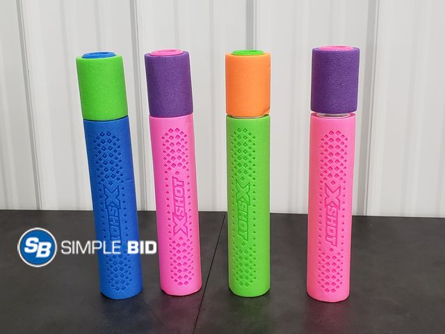 Lot 58-66861 - New Zuru XSHOT Summer Splash Foam Water Blasters - set of (4)