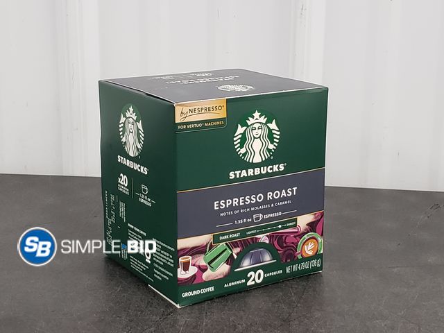 Lot 58-78050 - Starbucks Espresso Roast 20 Capsules - unopened