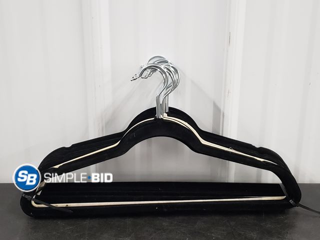 Lot 58-74586 - Lot of (20) Velvet Hangers - in good condition - variety of Colors