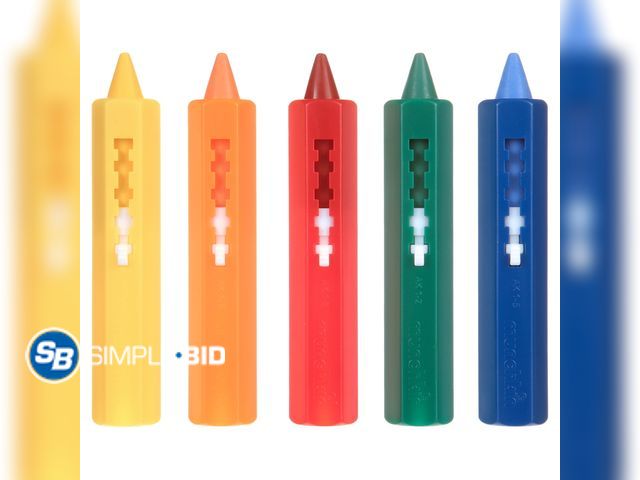 Lot 58-60840 - New Munchkin® Draw™ Washable Non-Toxic Toddler Bath Crayons, Unisex, 5 Pack