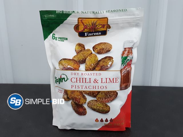 Lot 58-37663 - Tajin Chili Lime Pistachio 20 Ounce - unopened