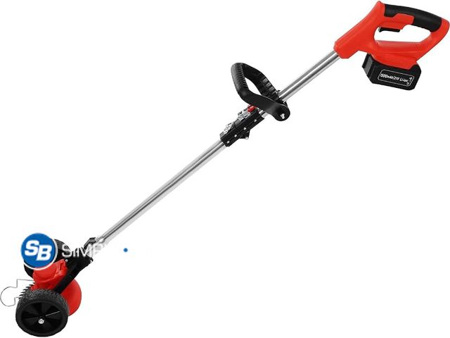 Lot 58-76044 - Cordless Electric Grass Trimmer, 650W Weed Eater with 2 Rechargeable Batteries, 8000 RPM, Adjustable...