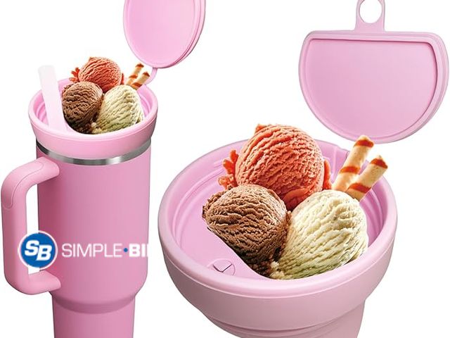 Lot 58-38941 - New Ice Mold for Stanley Cup Silicone Reusable lce Cream Cup for Stanley Quencher 40oz Tumbler with ...