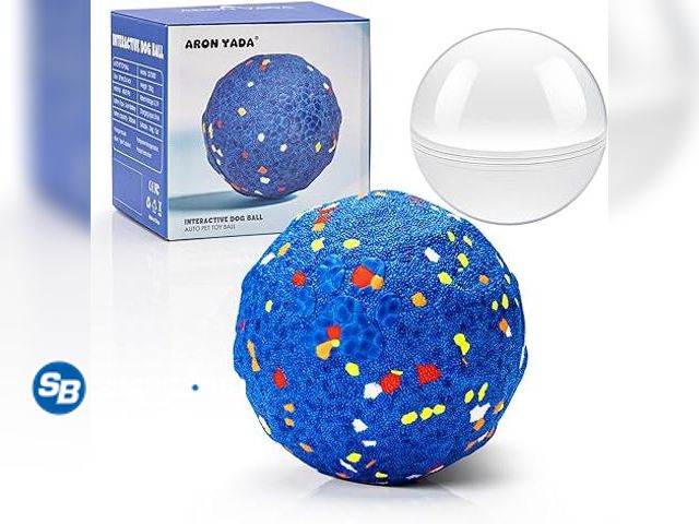 Lot 58-35958 - New Smart Interactive Dog Toys for Aggressive Chewers, Self Moving Interactive Dog Ball, Automatic V...