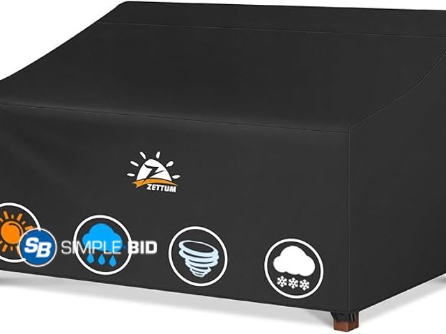 Lot 58-18055 - New Patio Sofa Cover 80 Inch - 600D Outdoor Couch Cover Furniture Cover Waterproof &amp; Heavy Duty,...