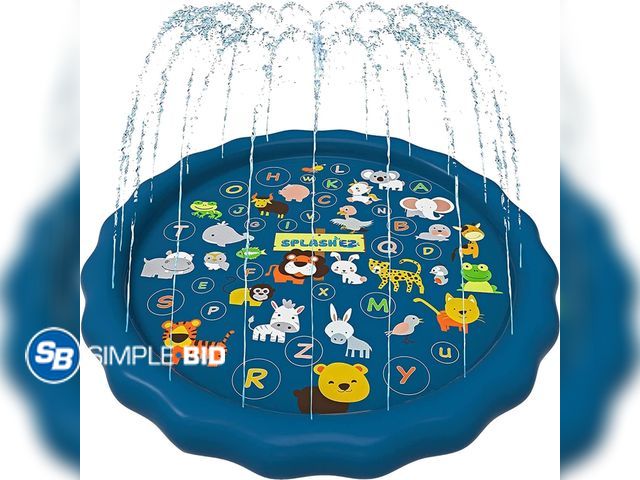 Lot 58-72235 - SplashEZ 3 in 1 Splash Pad, 60" Round Sprinkler, Outdoor Fun!