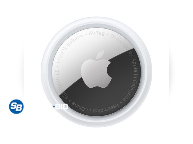 Lot 58-37073 - New Apple AirTag - 1 Pack, Item Tracker with Apple Find My