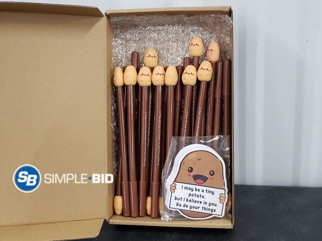 Lot 58-84238 - New MotiMind 20 Sets Potato Pen for Coworkers Bulk Employee Appreciation Gifts Emotional Funny Bulk ...