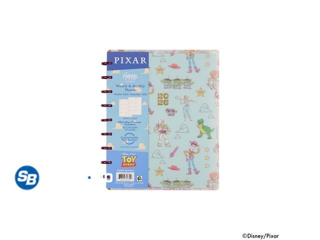 Lot 58-58129 - New The Happy Planner Toy Story Reach For The Sky Classic Dated Planner (7" x 9.25"), 15 Month Octob...