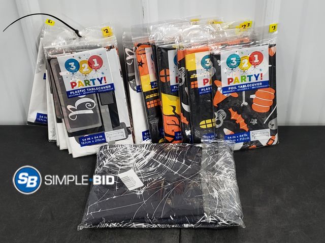 Lot 58-40065 - Lot of Various Holiday Table Clothes and more