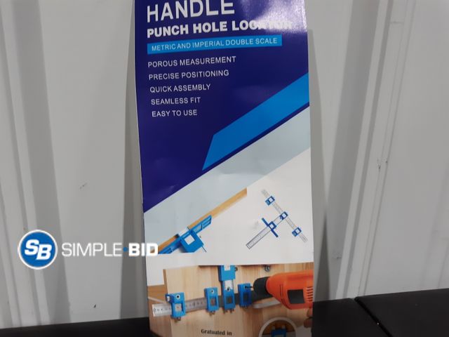 Lot 58-28166 - New Cabinet Hardware Jig Tool All Aluminum Alloy,Adjustable Drill Guide Template Tool for Installati...