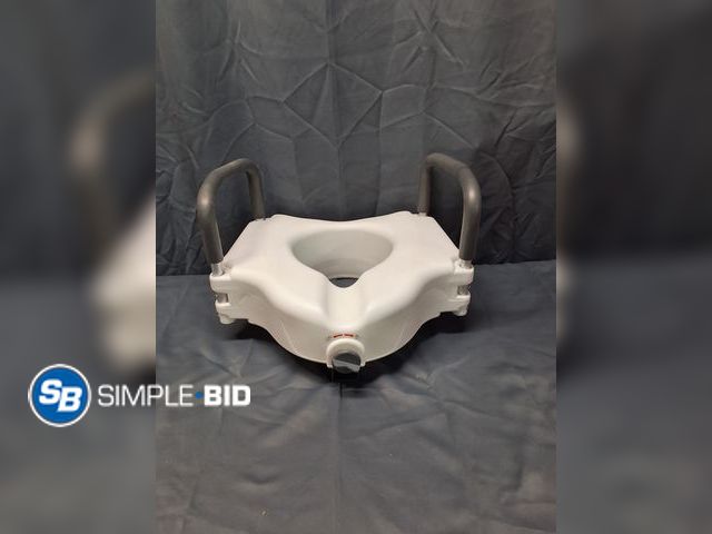Lot 58-71006 - Raised Toilet Seat with Handrails