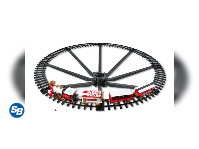 Lot 58-35291 - New Christmas Sweet Tree Train Set, Battery Operated, by Holiday Time