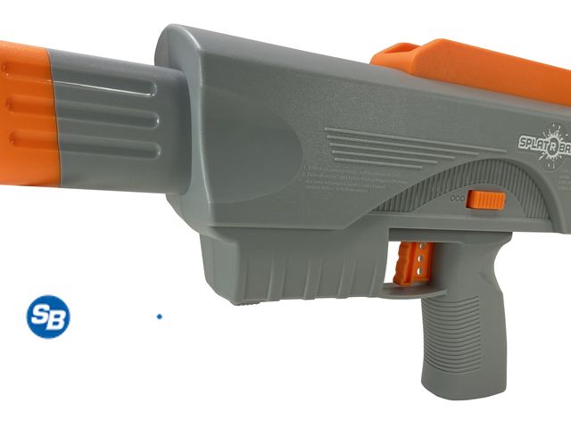 Lot 58-21628 - New Splatrball Full Auto 375 Mini Water Bead Blaster Kit Gray / Orange
