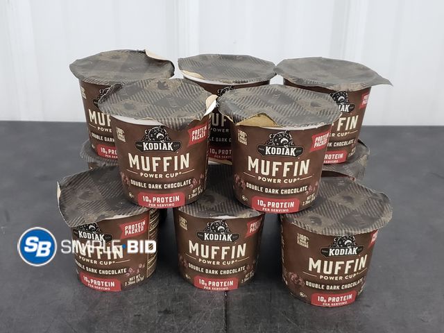 Lot 58-71985 - Lot of (11) Kodiak Protein-Packed Double Dark Chocolate Muffin Power Cup, 2.36 oz - unopened - expir...
