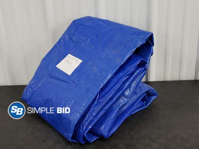 Lot 58-74202 - Blue Tarp 14ft 6" x 11ft 2"