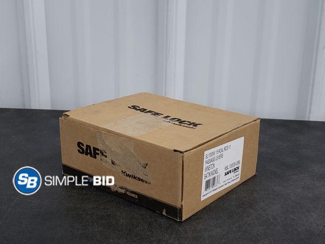 Lot 58-56308 - Safe Lock By Kwikset - Brushed Nickel Finish - Pass Through Handle